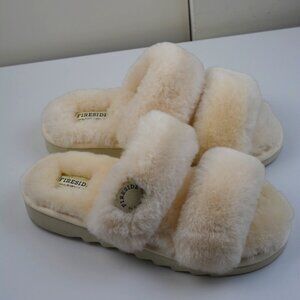 Fireside Bellana Shearling Slipper | Women’s 9 White New